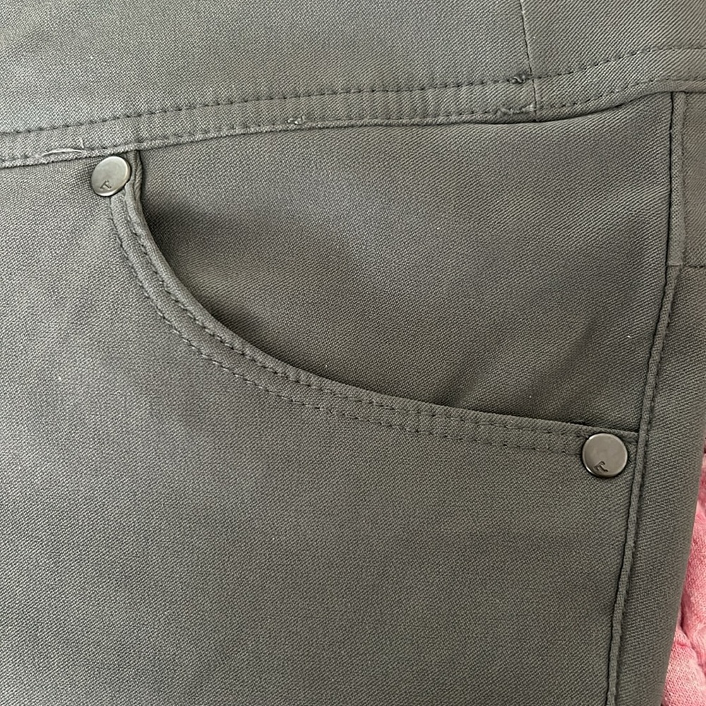 TOAD & CO WOMENS GREY FLEXTIME SKINNY PANTS HIKING OUTDOOR PANTS Moto Stretch - Picture 9 of 9